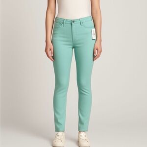 AG Adriano Goldschmied Women's Prima Mid-Rise Cigarette Leg Skinny Fit Crop Pant